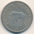 Либерия 2 цента 1941 год - Слон