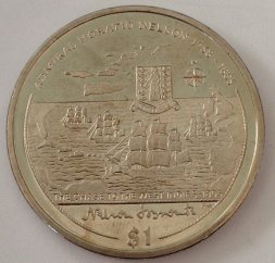Виргинские острова 1 доллар 2005 год