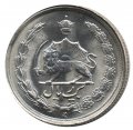 Иран 1 риал 1977 год - Герб (старый тип)