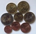 Набор из 8 евромонет Ирландия 2003 год