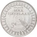 Нидерланды 5 евро 2010 год - 150 лет роману &quot;Макс Хавелар&quot;
