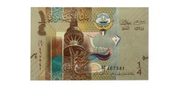 Кувейт 1/4 динара 2014 год - UNC