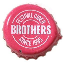 Пробка Великобритания - Brothers Festival Cider Since 1995 (розовая)