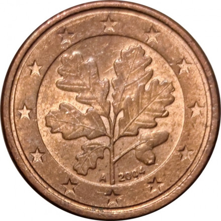 Германия 1 евроцент 2004 год (A)