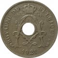 Бельгия 10 сантимов 1921 год ROYAUME DE BELGIQUE