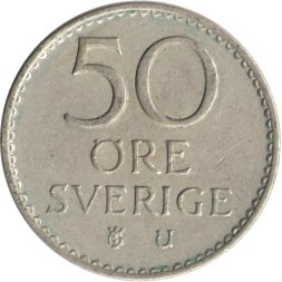 Швеция 50 эре 1964 год