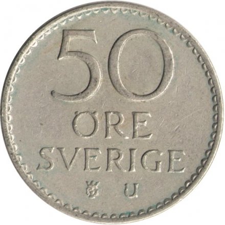 Швеция 50 эре 1964 год