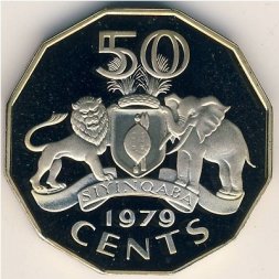 Свазиленд 50 центов 1979 год