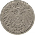 Германия 5 пфеннигов 1905 год (A)