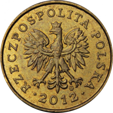 Польша 1 грош 2012 год