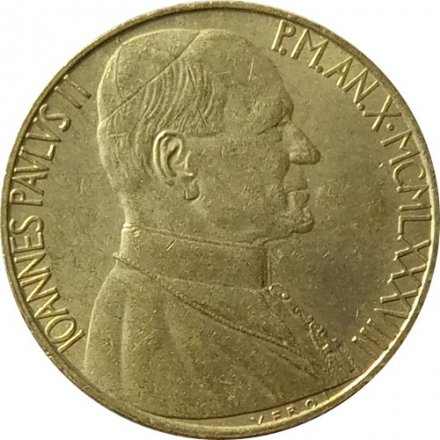 Ватикан 200 лир 1988 год
