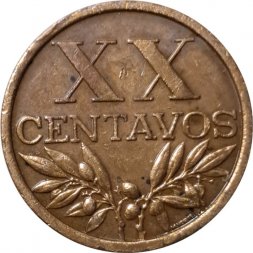 Португалия 20 сентаво 1967 год