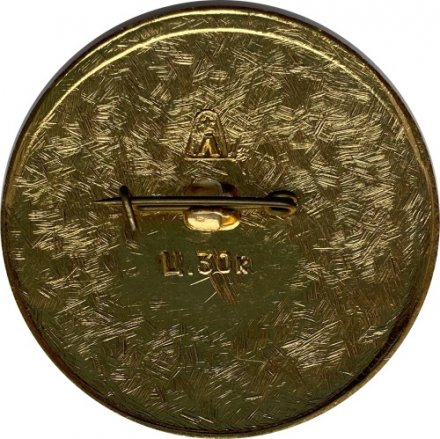 Значок. XXlX Чемпионат СССР по хоккею 74-75