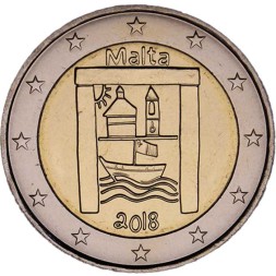 Мальта 2 евро 2018 год - Культурное наследие