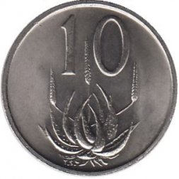 ЮАР 10 центов 1974 год