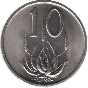 ЮАР 10 центов 1974 год