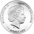 Острова Кука 10 долларов 2016 год - Египетский лабиринт