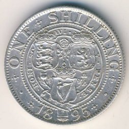Великобритания 1 шиллинг 1895 год
