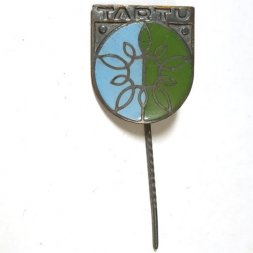 Значок-иголка Tartu. Тарту. Эстония. Тяжелый