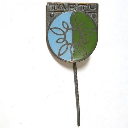 Значок-иголка Tartu. Тарту. Эстония. Тяжелый