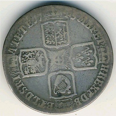 Великобритания 1 шиллинг 1745 год