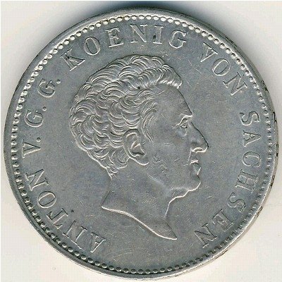 Саксония 1 талер 1830 год