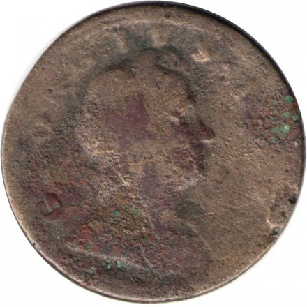 Великобритания 1/2 пенни 1724 год