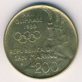 Сан-Марино 200 лир 1980 год - Борьба