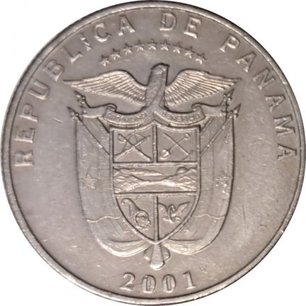 Панама 1/4 бальбоа 2001 год