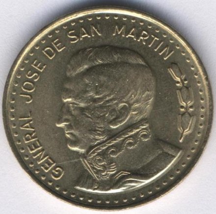 Аргентина 10 песо 1977 год