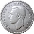 Канада 25 центов 1948 год