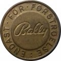 Игровой жетон Bally. Endast for Forstroelse