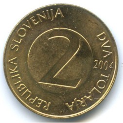Словения 2 толара 2004 год -  Ласточка