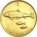 Словения 1 толар 1998 год - Форель