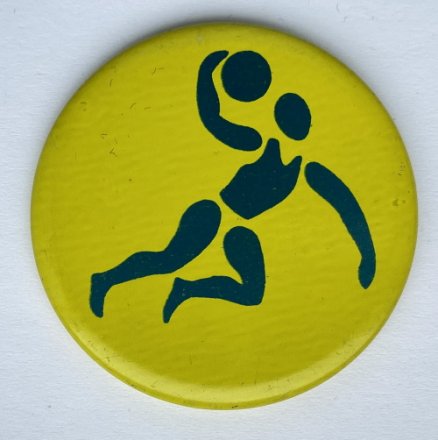 Значок. Виды спорта. Спорт. Волейбол