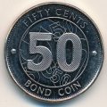 Зимбабве 50 центов 2014 год - Резервный банк Зимбабве