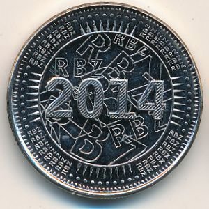 Зимбабве 50 центов 2014 год - Резервный банк Зимбабве