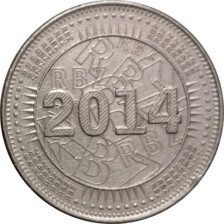 Зимбабве 50 центов 2014 год - Резервный банк Зимбабве