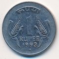 Индия 1 рупия 1993 год (Бомбей)