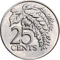 Тринидад и Тобаго 25 центов 1978 год - Чакония