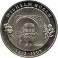 Германия 10 евро 2007 год - 175 лет со дня рождения Вильгельма Буша