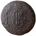 2 копейки 1769 год КМ, сибирская монета Екатерина II (1762 - 1796) - F