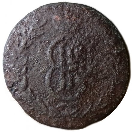 2 копейки 1769 год КМ, сибирская монета Екатерина II (1762 - 1796) - F