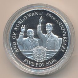Гернси 5 фунтов 2005 год