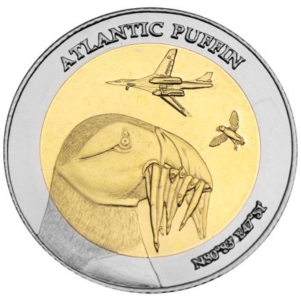 Жетон Русская Арктика - 5 долларов 2023 год - Тупик