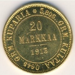 Финляндия 20 марок 1913 год