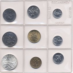 Набор из 9 монет Сан-Марино 1978 год