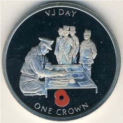 Гибралтар 1 крона 2005 год