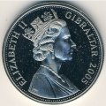Гибралтар 1 крона 2005 год