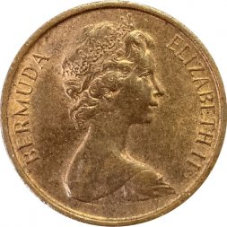 Бермудские острова 1 цент 1978 год